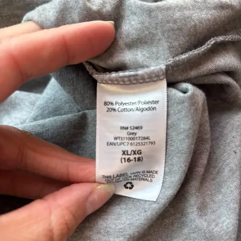 Celebrate It Gray & Orange Long Sleeve Halloween Graphic T