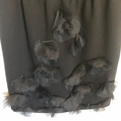 Moschino CHEAP CHIC BLACK WOOL SHEATH COCKTAIL DRESS S