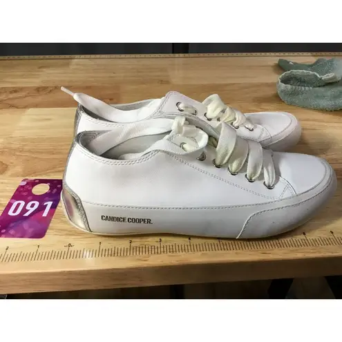 Candice Cooper Rock S Women's 5.5 White Leather Lace