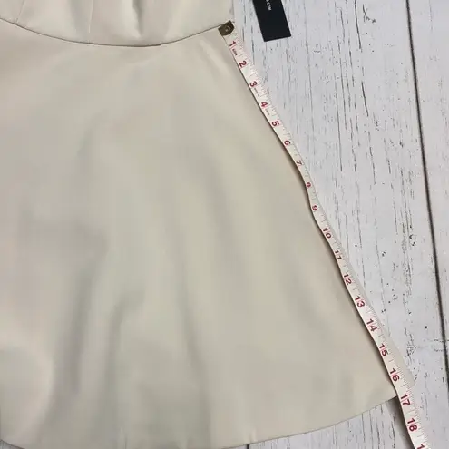 Lulus NEW  Ever So Enticing Beige Skater Dress - Image 11