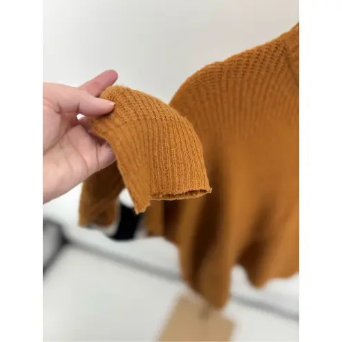 John + Jenn Brown White Stripe Knit Crew Neck Pullover Sweater Women’s Size XS