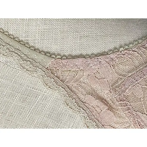 Vintage St. Michaels Slip Dress Lace Bra Lingerie Nude Tan Size undefined