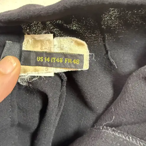 Donna Karan Black Dress Pants - 14 Made in USA Wool Blend Career Trousers - Image 5