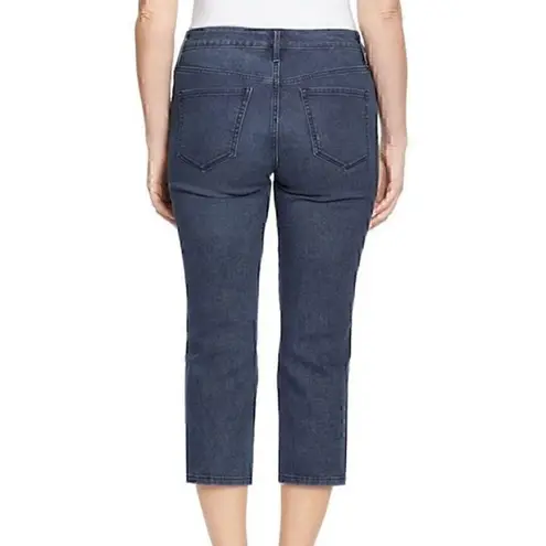 Nine West NEW NWT  Chrystie Capri Jeans Light Blue Mid Rise Cotton Blend Denim 6