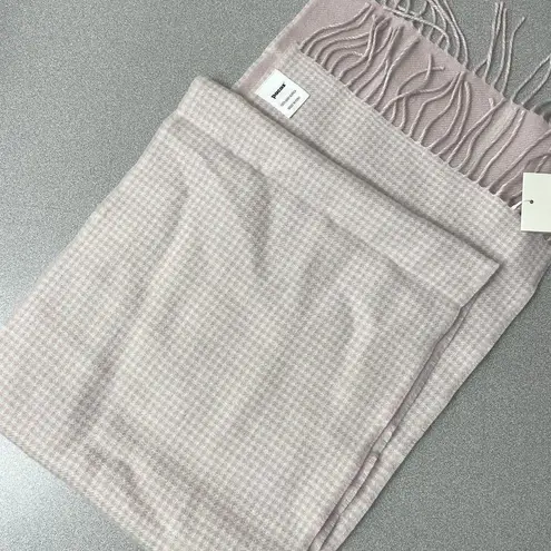 Pacas Scarf Womens One Size Plaid Houndstooth Baby Alpaca Peru Soft Wrap Shawl Pink
