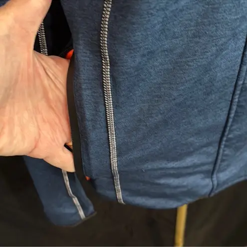 Superdry  Navy Utility Jacket with Bright Orange Trim - Image 7