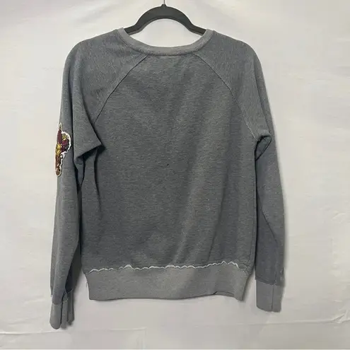 Harry Potter Sweatshirt Womens Small Crewneck Wizard Gryffindor Gray Universal