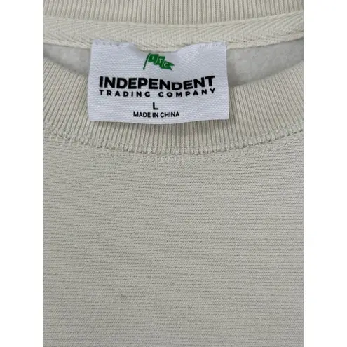 Women’s Independent Trading Co Crème Dog Mom Sweater Sz L Size L