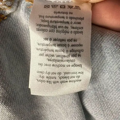 We Wore What NWT Women's High Rise Cut Out Straight Jeans Blue Size 27