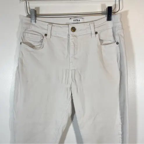 Pistola Revolve  Aline in Cloud Vintage White High Rise Skinny Jeans Size 30