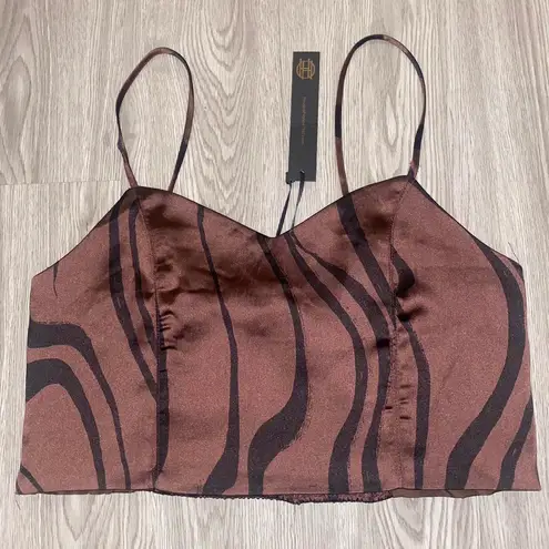 House of Harlow 1960 Brown Swirl Tank Top