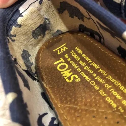 JACK Tom’s Union British Flag Stars Canvas Shoes Red White Blue 7