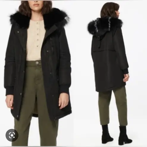 Andrew Marc NWT $150  Women's Faux Fur Trim Parka Sz Medium