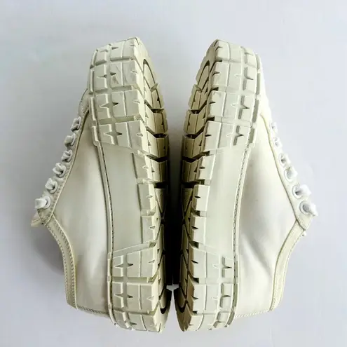 Prada  Double Wheel Re-Nylon Trainer White Size 37.5 Platform Sneakers Fashion - Image 5