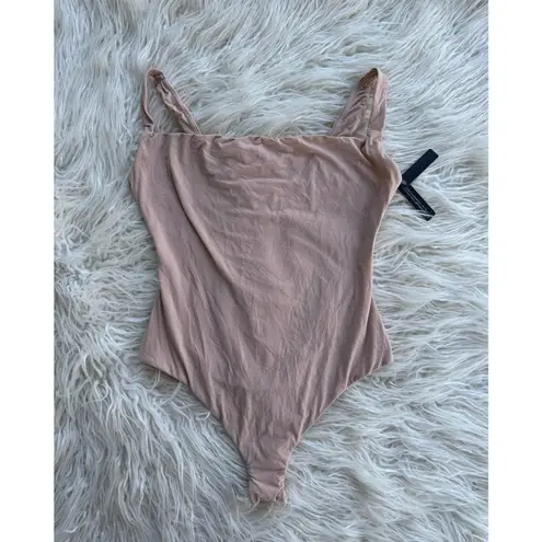 SKIMS Fits Everybody Square Neck Bodysuit Moca Size Medium