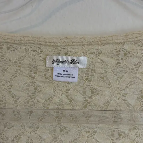 Urban Outfitters UO Hollie Puff Sleeve Ruffle Babydoll Blouse