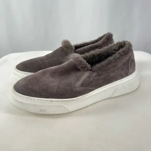 M. Gemini The Cerchio Shearling Slip On Shoes in Gray Size 7.5 or 37 1/2