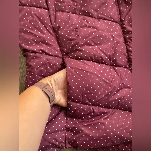 Gap  Women’s Quilted Polka Dot Puffer Vest- Size XL