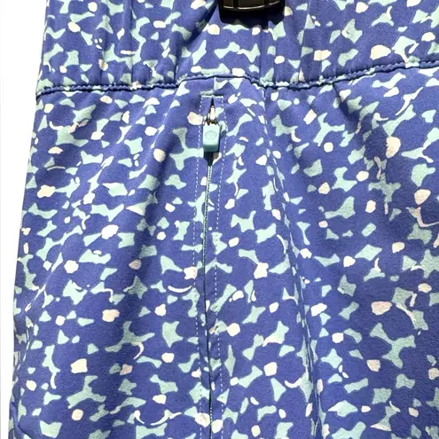 T by TALBOTS Blue and White Patterned Skirt Skort Tennis Skirt Size XL Sporty