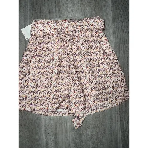 ZARA  printed paperbag shorts Size Small NWT