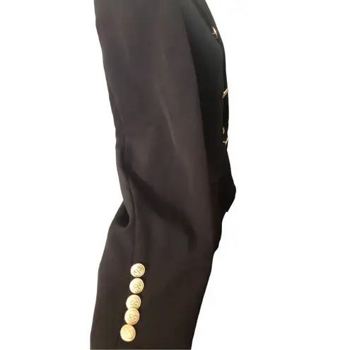 Infinity Store black dressy blazer with gold accent buttons with infinity symbol Size undefined