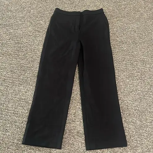 NWT JCrew Factory Petite Ponte Straight Leg Pants Sz 8P Black