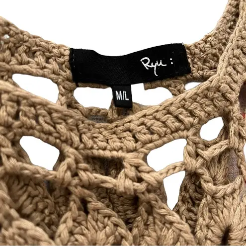 Ryu Open Knit Crochet Top