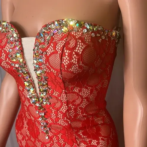 Dancing Queen Dress Gown Formal size XS Red