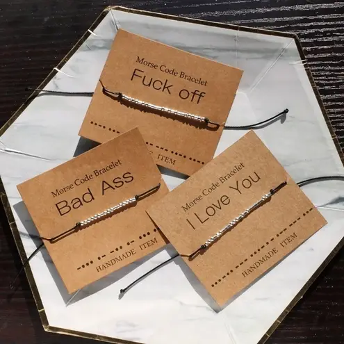 Boutique NEW | Morse Code "I Love You" Bracelet