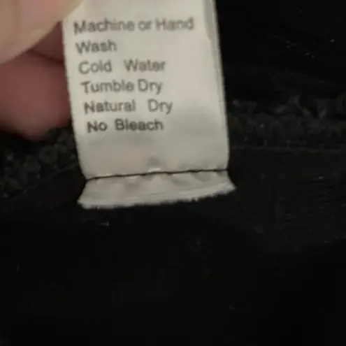 Ming Wang Size S Cardigan Sweater Animal Print Trim Pink Black