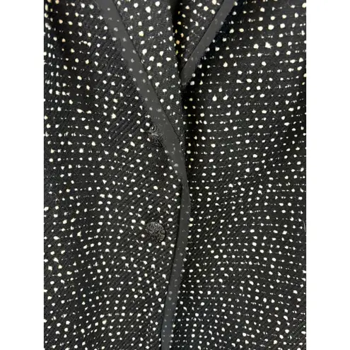 Women's SAG HARBOR Blazer Plus Size 18 Black White Polka Dot