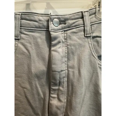 Women's Pilcro Light Grey Plus Size 34 Flare Wide Leg Jeans