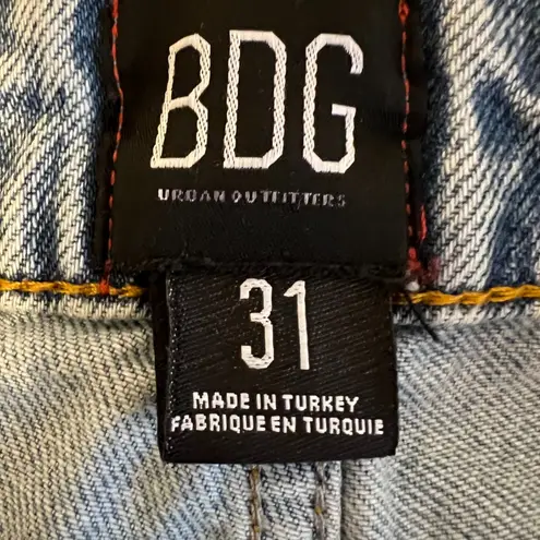 Urban Outfitters  Jeans Womens Size 31" Blue Distressed High Rise Boho Light Wash