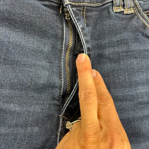 Democracy "Ab"Technology Dark Wash Boot Cut Mid Rise Tummy Control Jeans Size 14