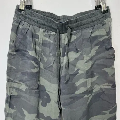 Splendid Camo Jogger Pants with Pockets Women’s Size Small Olive Green