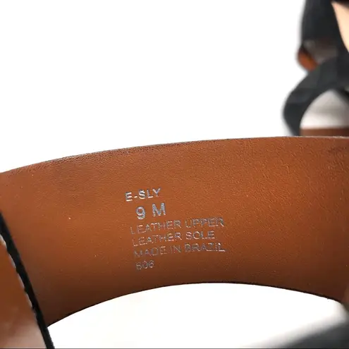 Elizabeth and James black suede Sandals, NWOT, size 9