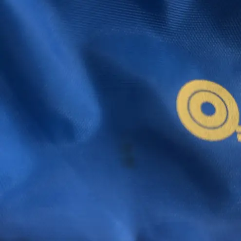 Vintage 90s Oshkosh Red Blue Yellow Primary Childs Messenger Diaper Carry