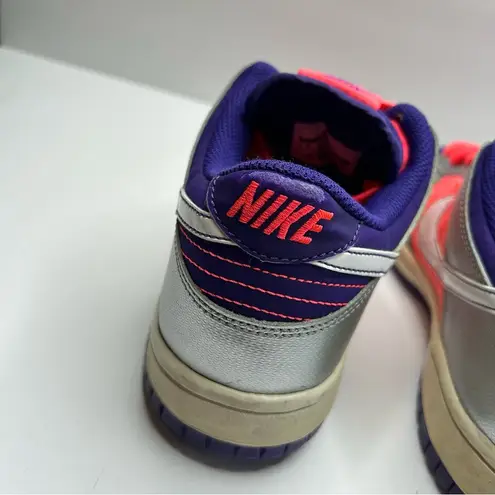 Nike  Dunk Low Women's 9, purple hot pink silver Fashion sneakers Shoes - Image 9