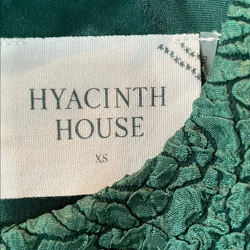 Hyacinth House Jacquard Noelle Top NWT Green Size XS