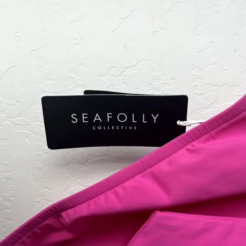 Seafolly NEW Collective Hot Pink Halter Bandeau One Piece Swimsuit Size 10 - Image 8