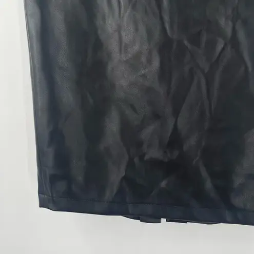 Sincerely Jules Skirt Size Small Faux Leather Black NWT Pencil Vegan Mob Wife