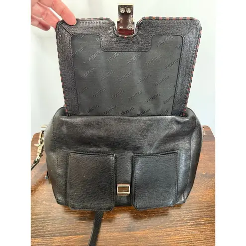 Botkier Women’s purse large black brown silver