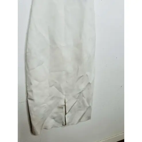 Victoria Beckham White Bandage Front Cutout Midi Dress Womens size 0