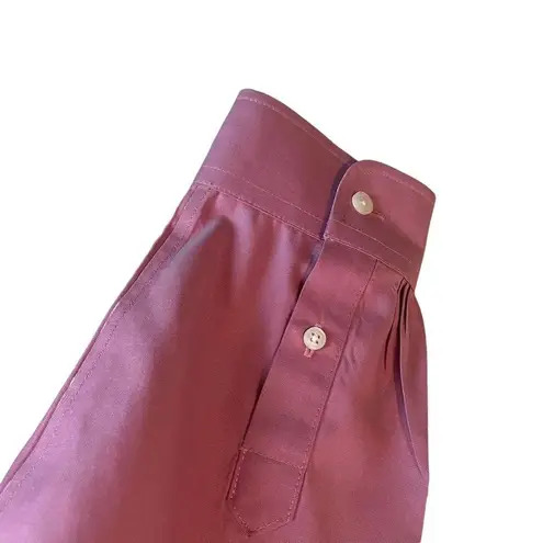 L.L.Bean  Women Cotton Top XL Pink Wrinkle Free Button Up Minimalistic Workwear