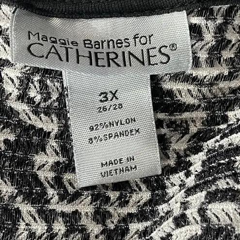 Maggie Barnes for Catherines 3X-Large Shark-Bite Top Dolman Sleeves Scoop Neck