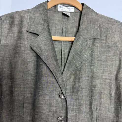 Parisian Signature Khaki Long Sleeve Collar Dress Green Size 6