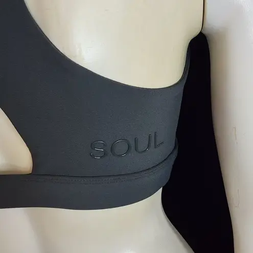 SoulCycle Soul Tied in Knots Dark Green Sports Bra (S)