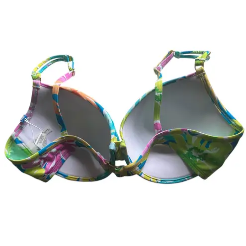 Bleu Rod Beattie Floral Twist Front Bikini Top