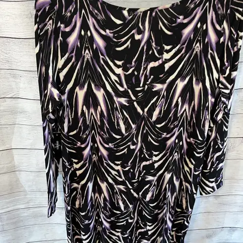 Vertigo Paris Vertigo Marbelized Maxi Dress NWT