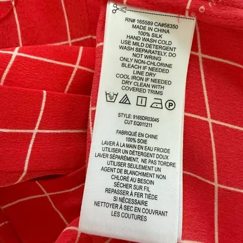 Equipment Femme Ellene Silk Dress Hibiscus Sun Kiss Pink Red $394